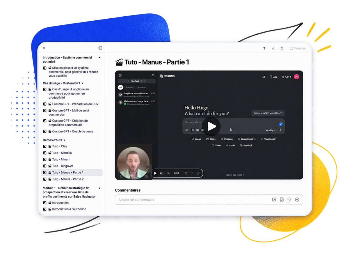 Les ateliers d'experts : modules et tutos vidéo pas à pas